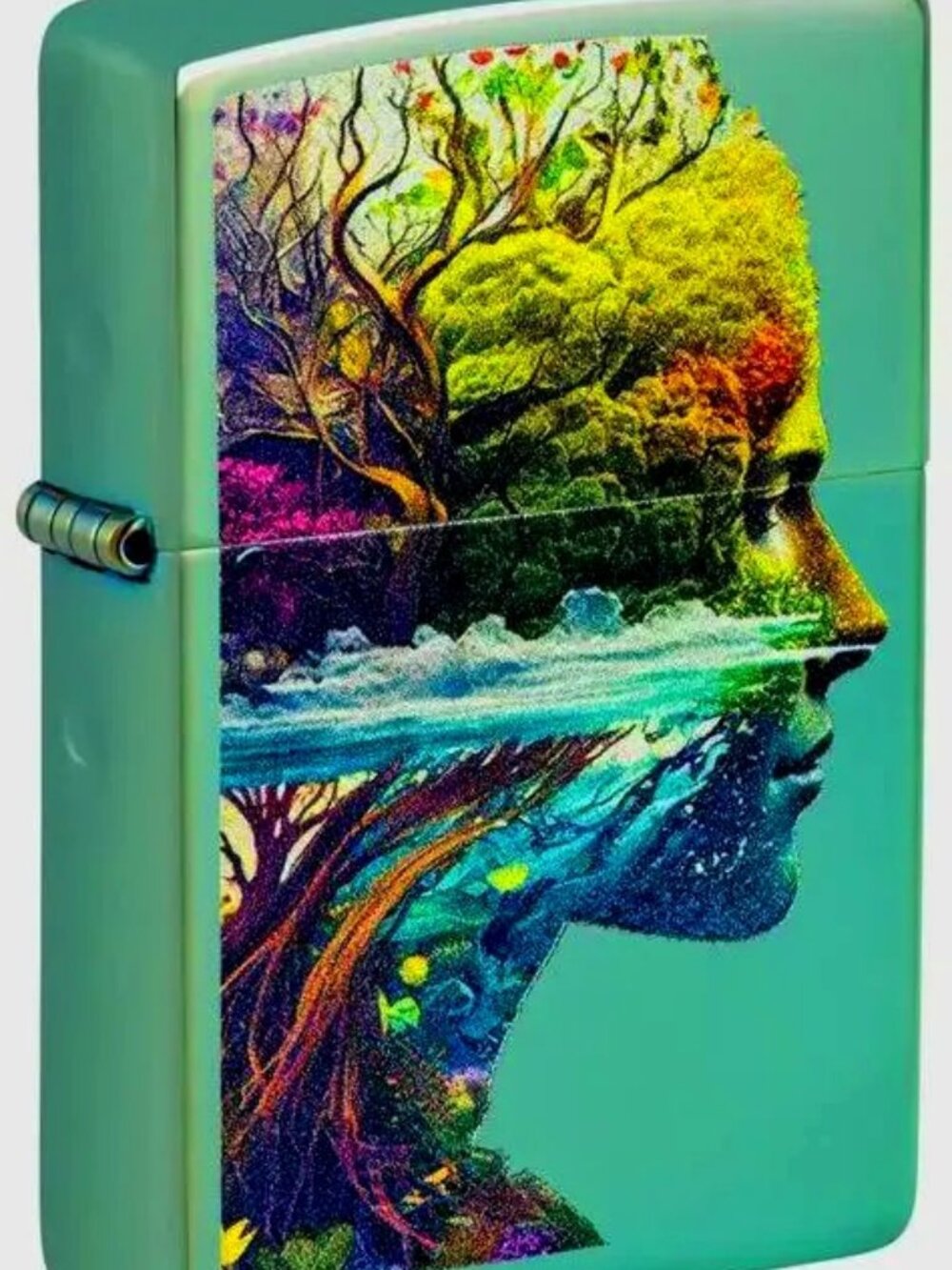 Zippo Lighter Face Of Nature